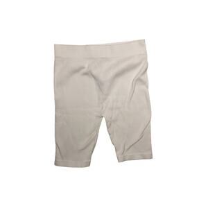 ZARA White Short Leggings Women’s M-L | High Rise Stretch Athletic Biker Shorts